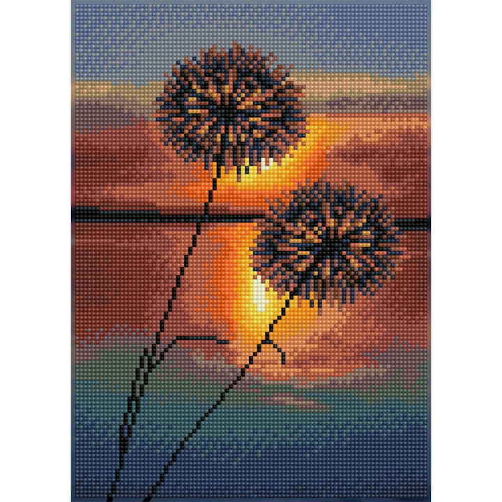 Diamond Dotz Evening Lake - 13.78 x 9.84 in