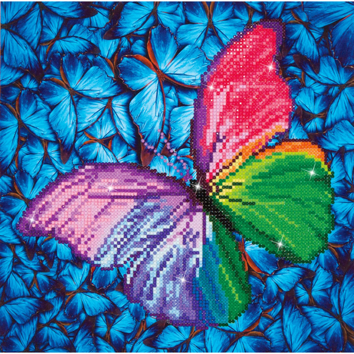 Diamond Dotz Flutter By Pink - 12 x 12 in