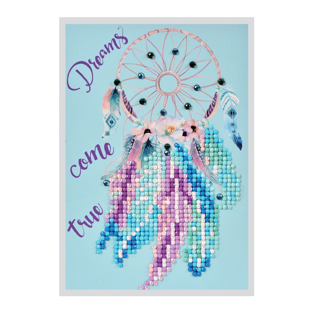 Diamond Dotz Dreams Come True - Diamond Painting Greeting Card