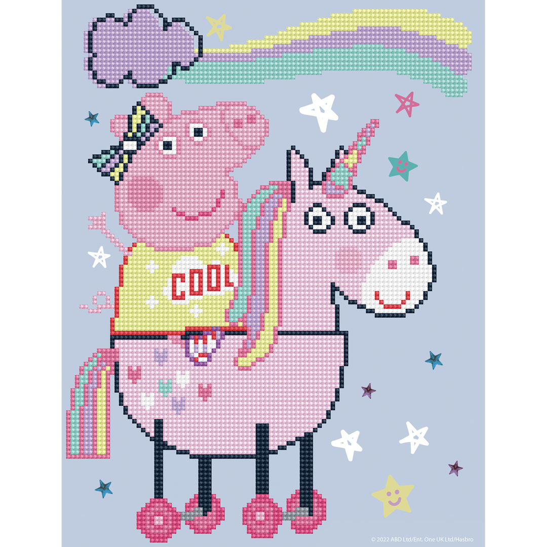 Diamond Dotz Peppa's Magical Unicorn Peppa Pig - 10.6 x 13.8 in