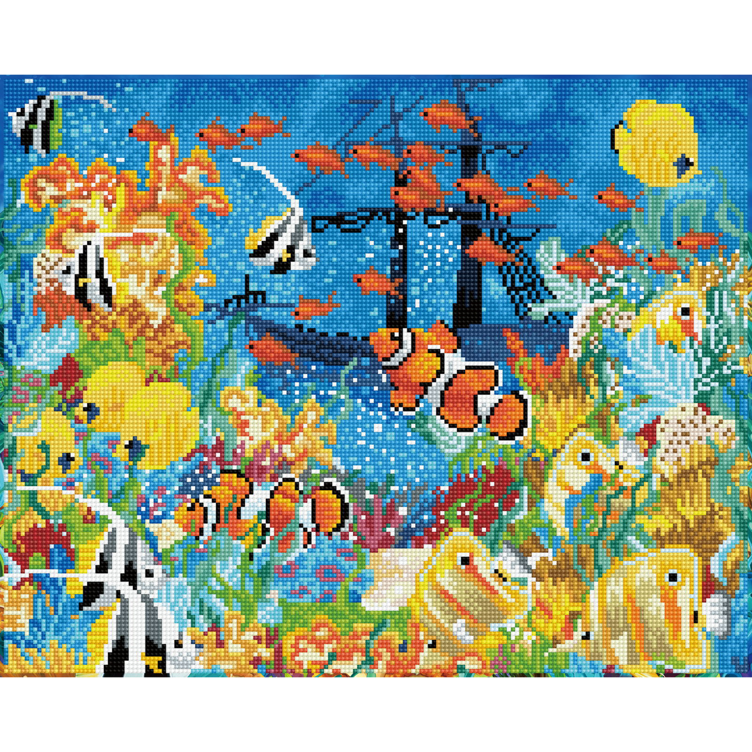 Diamond Dotz Underwater Paradise - 16.14 x 20.08 in