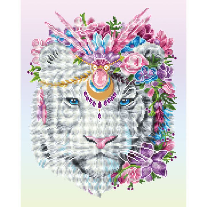 Diamond Dotz Bohemian Tiger - 20.1 x 16.1 in