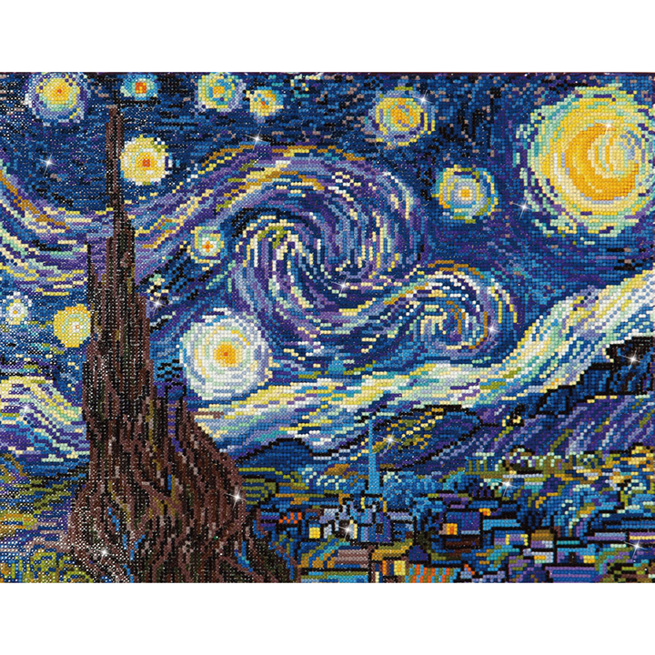 Diamond Dotz Starry Night (Van Gogh) - 20 x 16 in