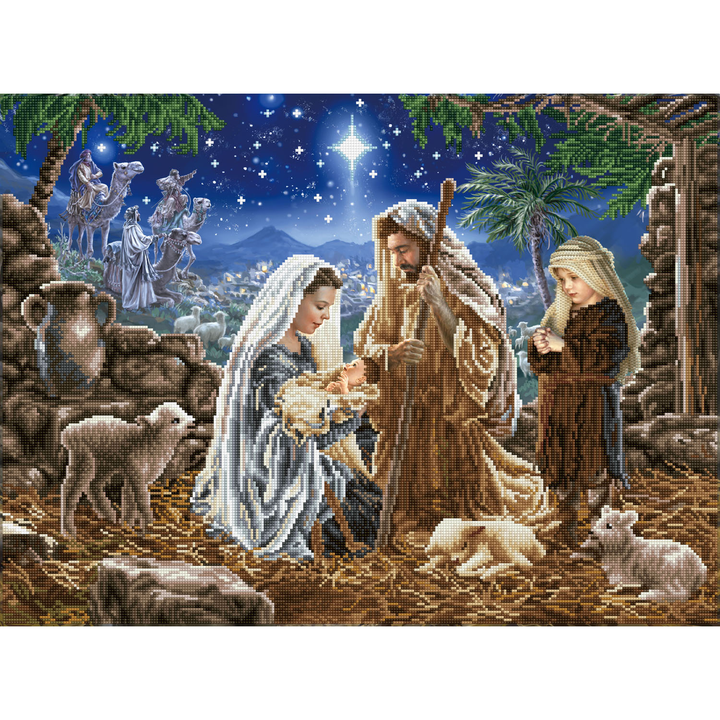 Diamond Dotz Let Us Adore Him - 22.44 x 30.31 in
