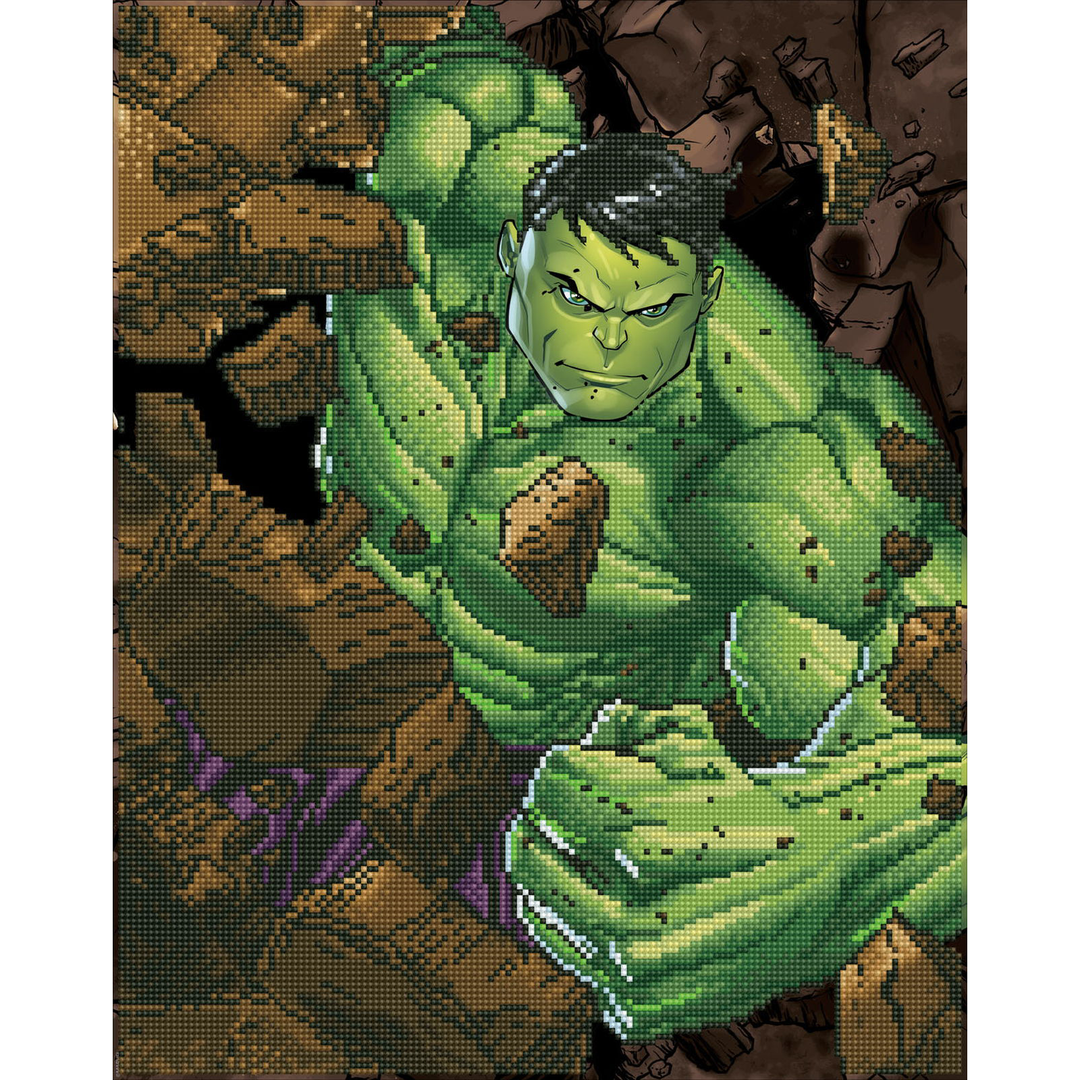 Diamond Dotz Marvel Hulk Smash - 16.5 x 20.9 in