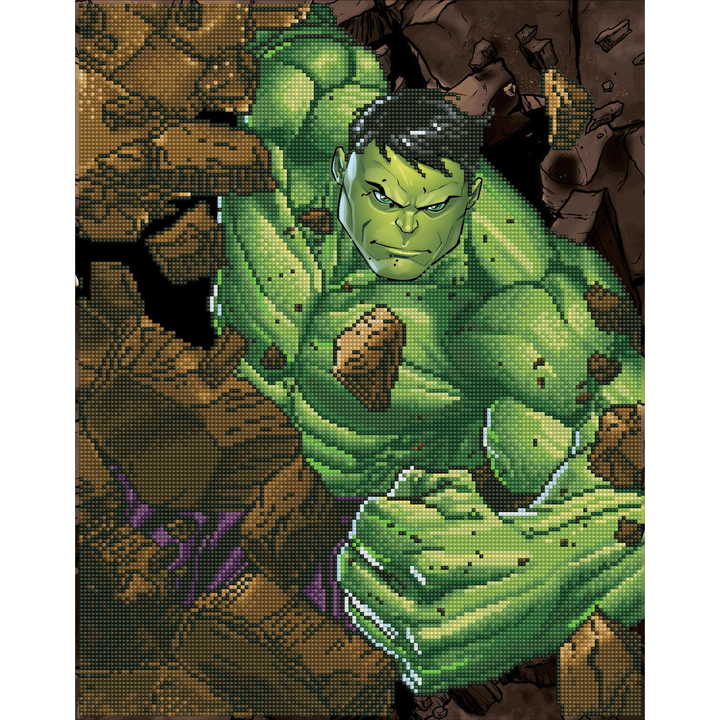 Diamond Dotz Marvel Hulk Smash - 16.5 x 20.9 in