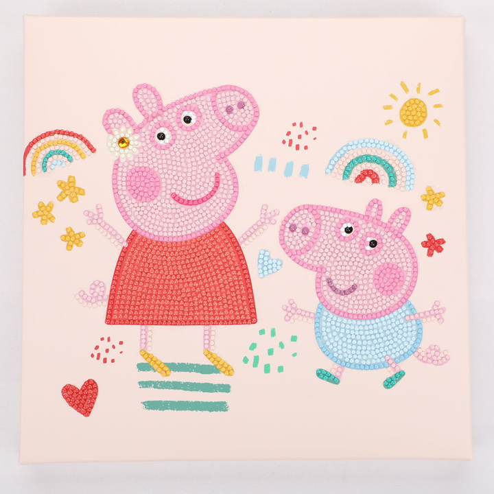 Diamond Dotz Peppa Pig Happy Days - 11 x 11 in