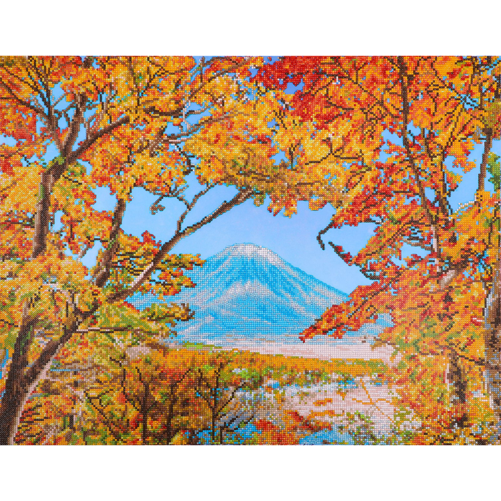 Diamond Dotz Autumn Mountain - 28.35 x 22.05 in