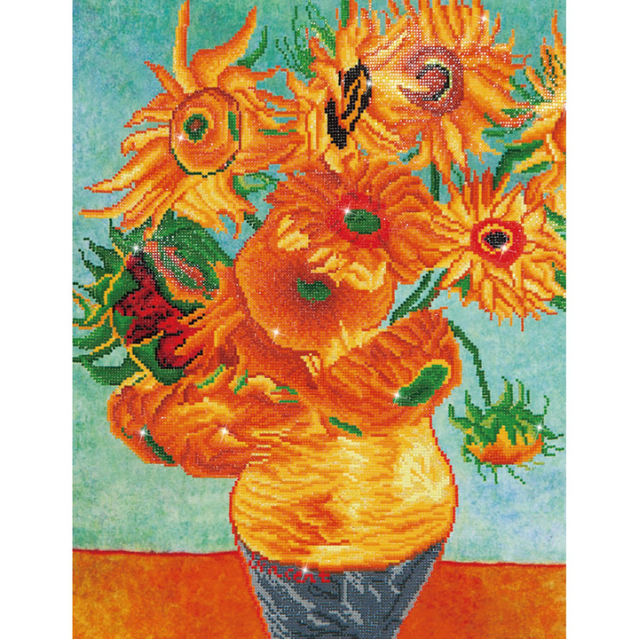 Diamond Dotz Sunflowers (Van Gogh) - 28 x 22 in