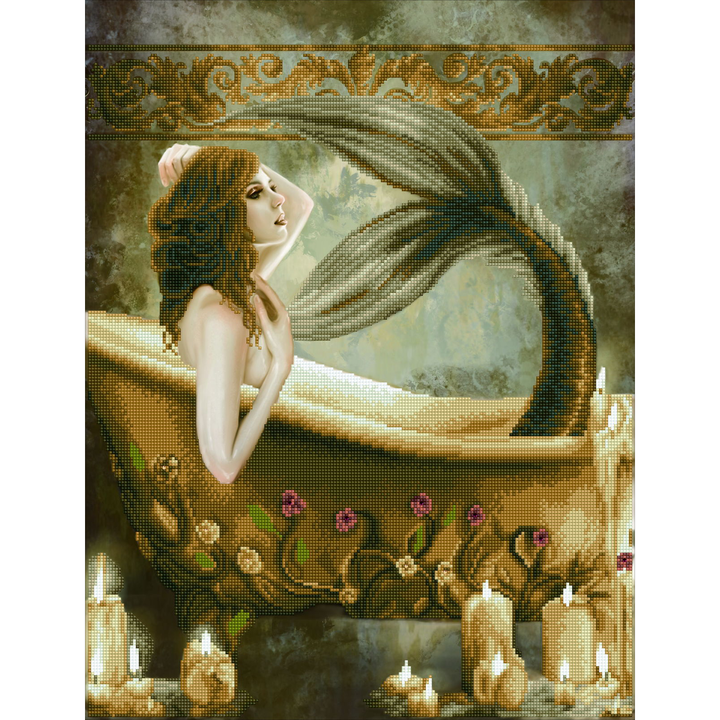 Diamond Dotz Bath Time Mermaid - 20.5 x 26.8 in