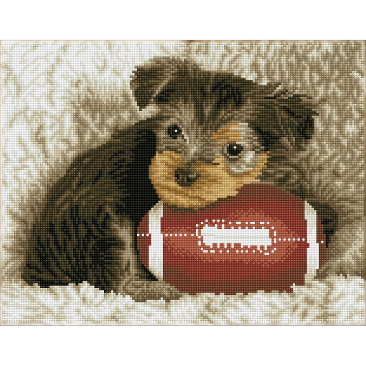 Diamond Dotz Footy Pup - 12.6 x 16.14 in
