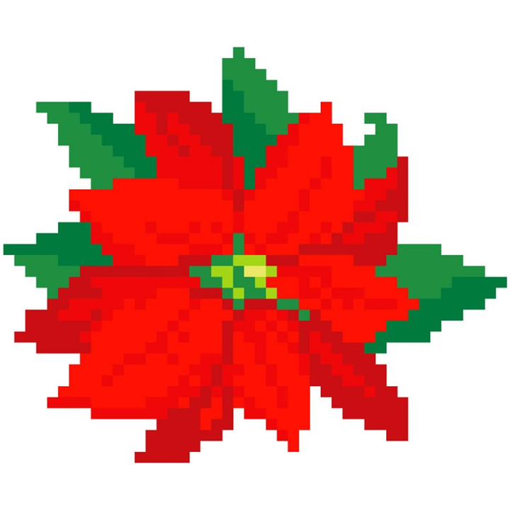 Diamond Dotz Pointsettia - 5.3 x 5.3 in
