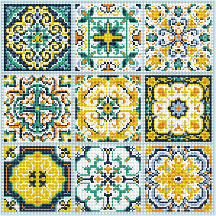 Diamond Dotz Mesmerising Tile - 16.54 x 16.54 in