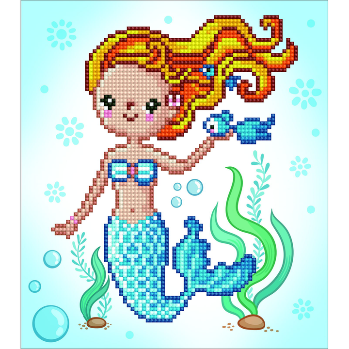 Diamond Dotz Sweet Swimmer - 9.8 x 9.1 in