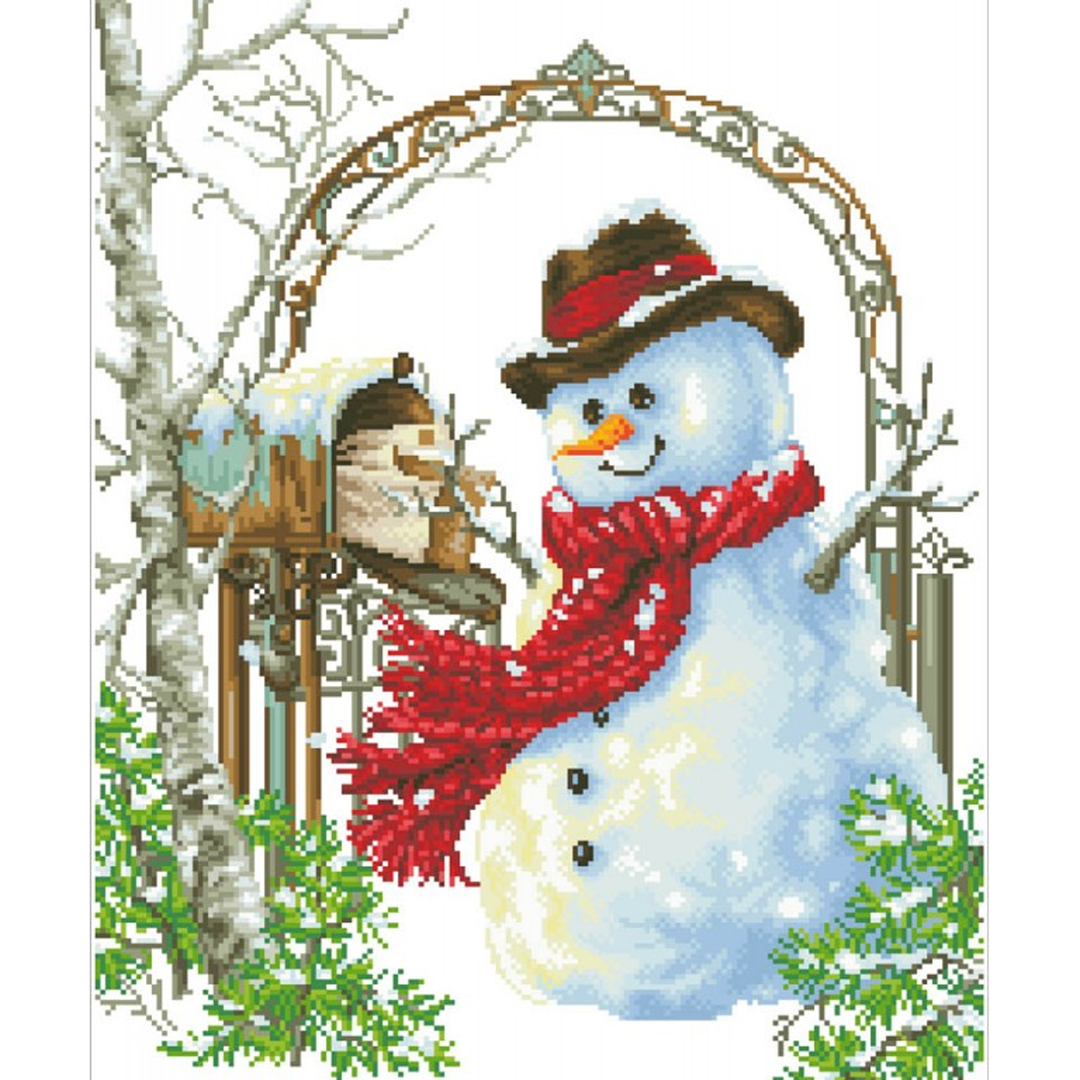 Diamond Dotz Father Snow - 24.4 x 19.7 in