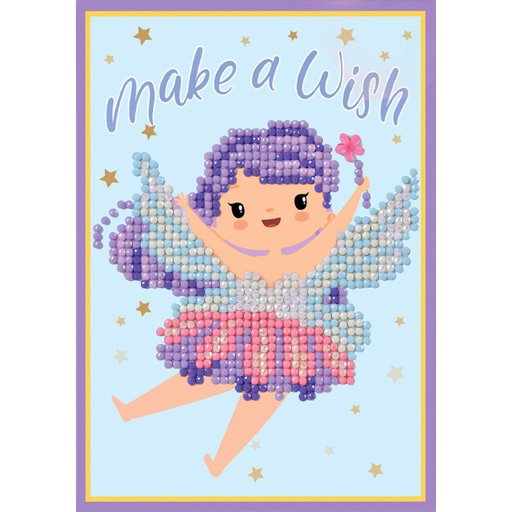 Diamond Dotz Make A Wish - Diamond Painting Greeting Card