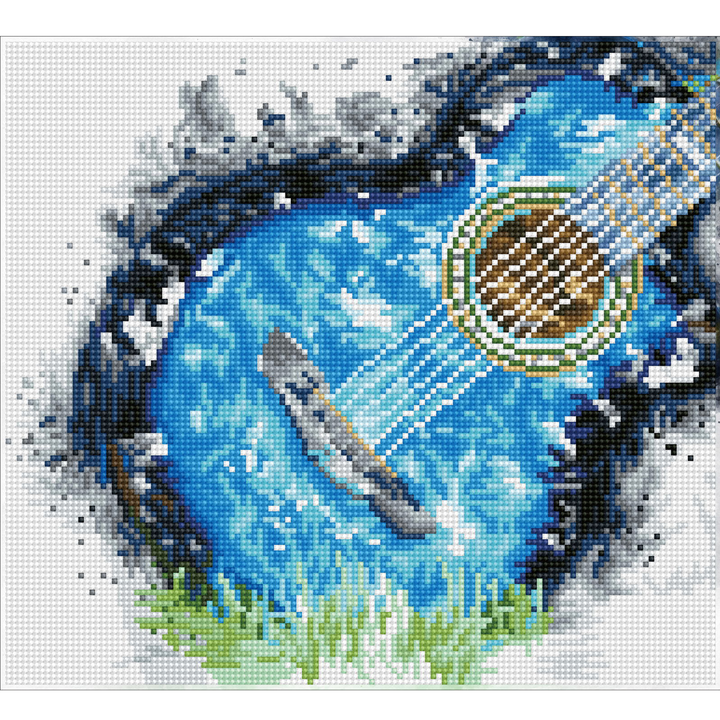 Diamond Dotz Blue Grass - 13.39 x 12.2 in