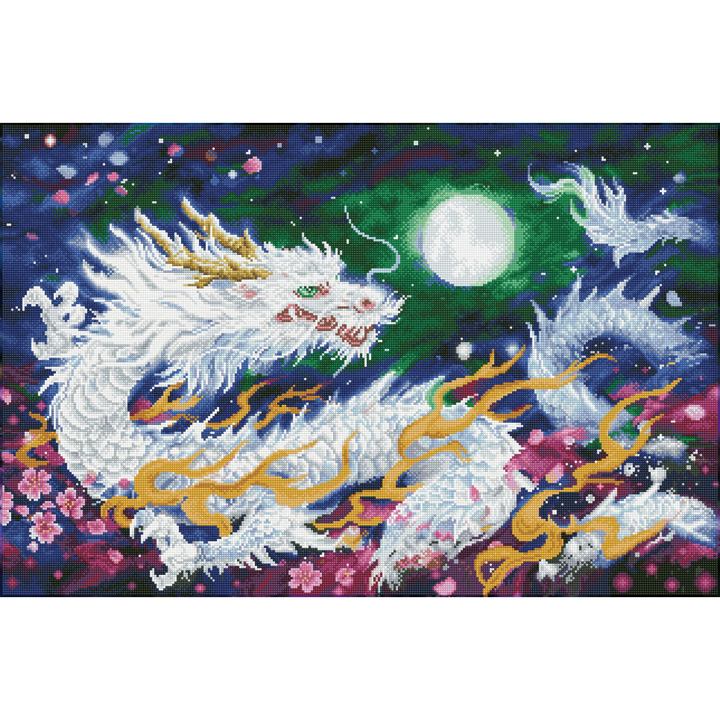 Diamond Dotz Dragon Flame - 35 x 23 in