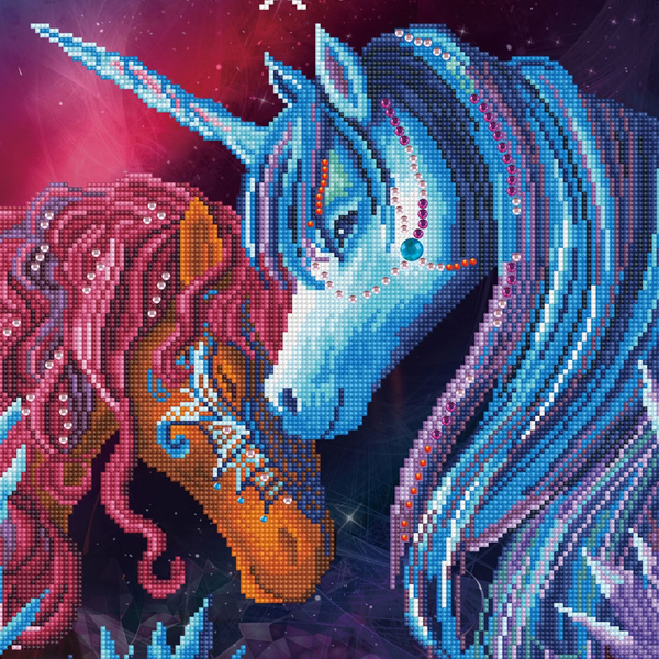 Crystal Garden | Diamond Painting Kits Unicorns | Diamond Dotz