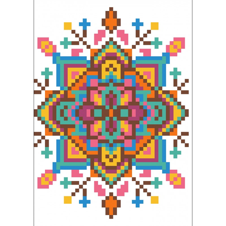 Diamond Dotz Black Star - Diamond Painting Greeting Card