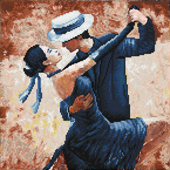 Diamond Dotz Tango Passion - 16 x 16 in