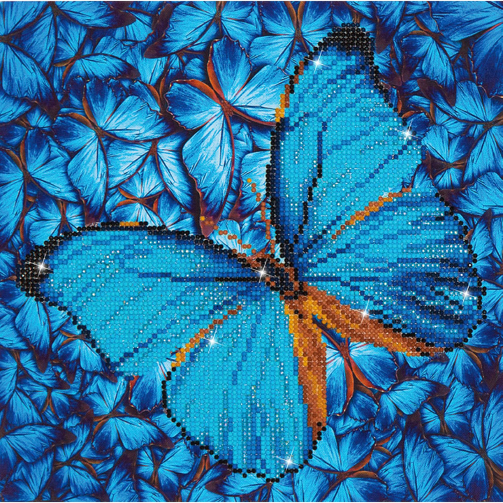 Diamond Dotz Flutter By Blue - 12 x 12 in