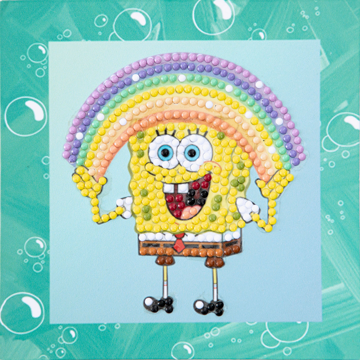 Diamond Dotz SpongeBob Rainbow Cameo - 5.1 x 5.1 in