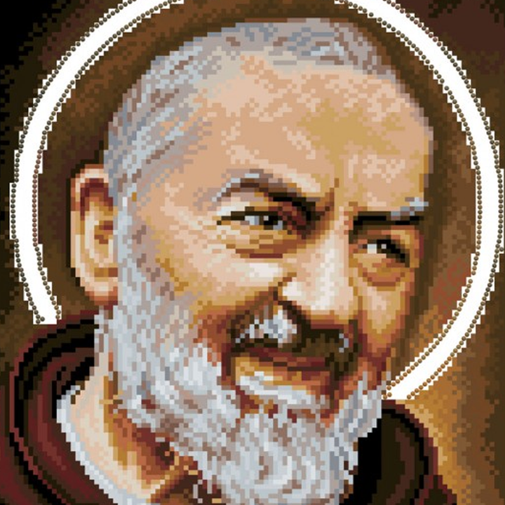 Diamond Dotz Padre Pio- 12.60 x 18.50 in