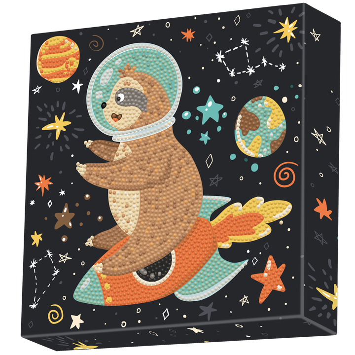 Diamond Dotz Sloth Rocket - 8.7 x 8.7 in