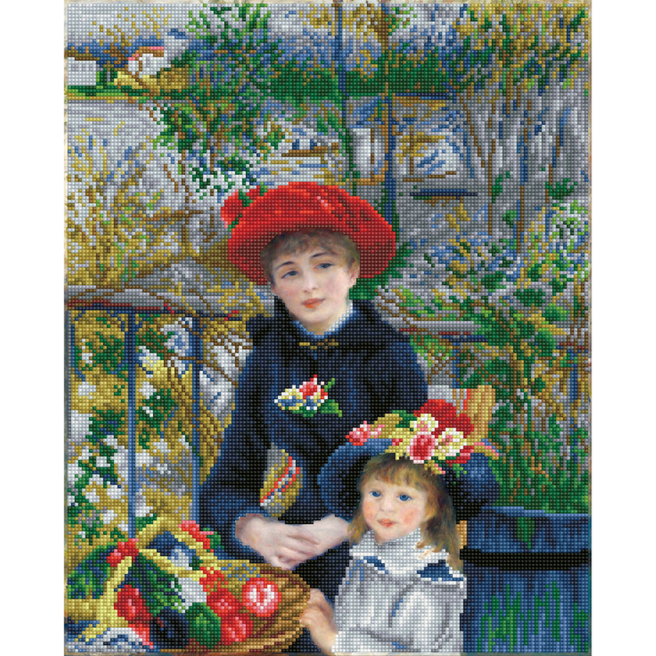 Diamond Dotz Two Sisters on the Terrace (Après Renoir) - 16.5 x 20.5 in