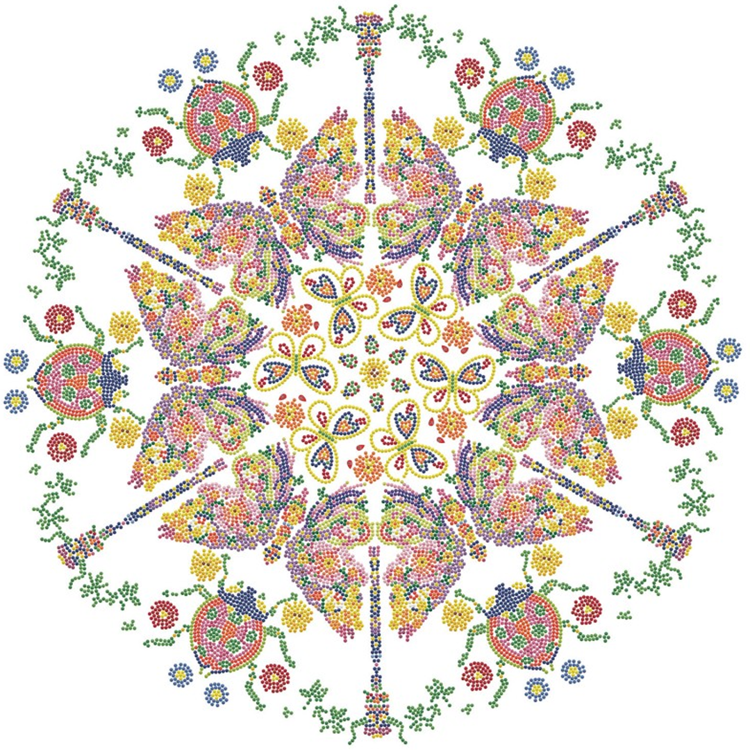 Diamond Dotz Kaleidoscope Garden - 24.41 x 24.41 in