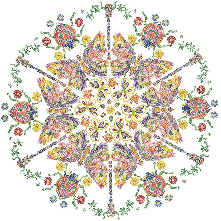 Diamond Dotz Kaleidoscope Garden - 24.41 x 24.41 in