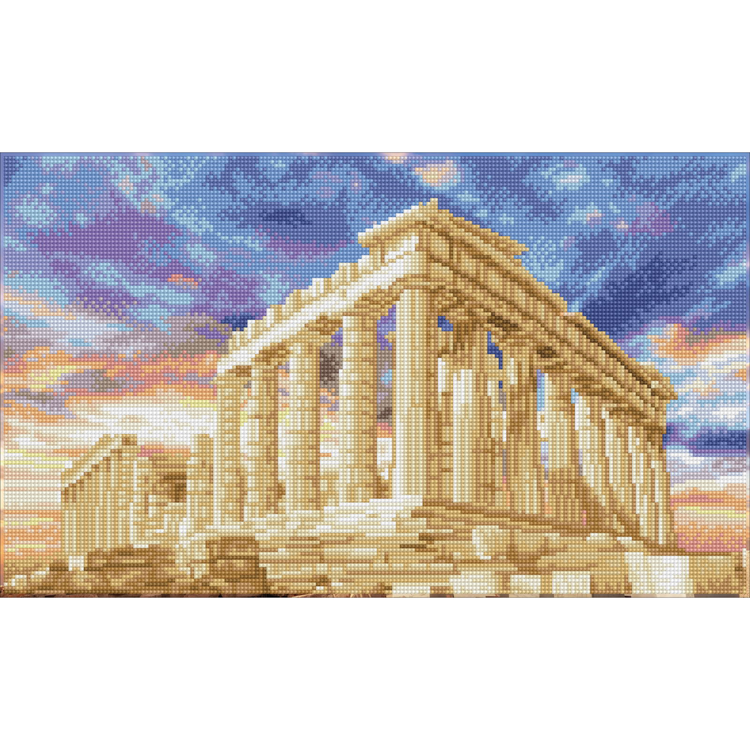 Diamond Dotz Parthenon Temple - 20.47 x 12.2 in