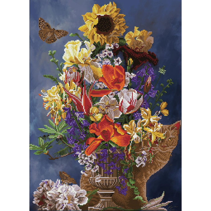 Diamond Dotz Garden in Gold - 28.35 x 20.47 in