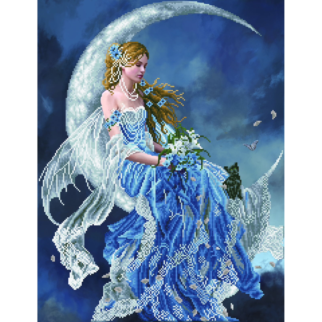 Diamond Dotz Wind Moon - 20.5 x 26.8 in