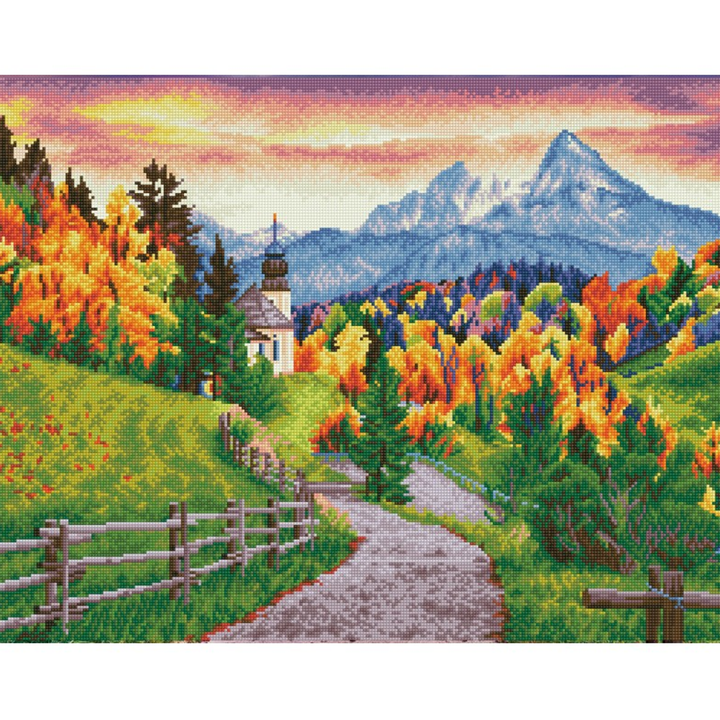 Diamond Dotz Maria Gern Church - 26.37 x 20.47 in