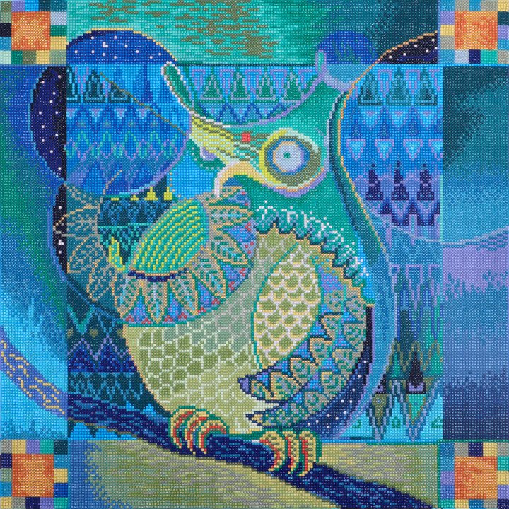 Diamond Dotz Indian Owl - 20.28 x 20.28 in