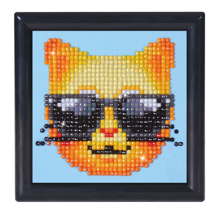 Diamond Dotz Kool Kat - Framed Kit - 4 x 4 in