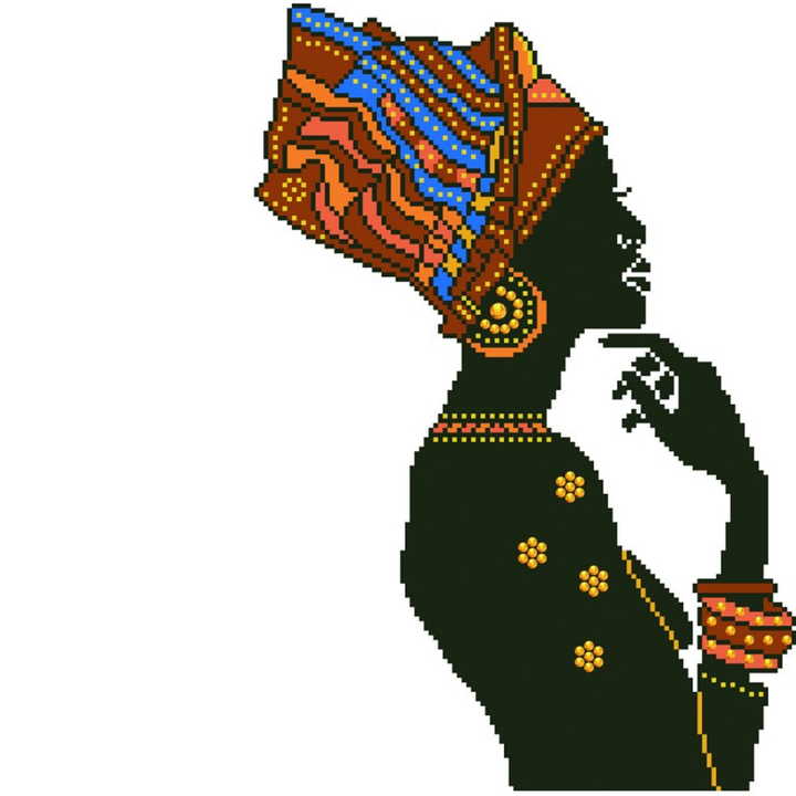 Diamond Dotz African Elegance - 19.3 x 19.3 in