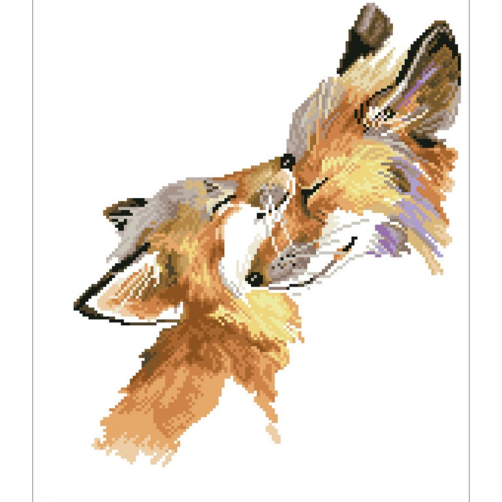 Diamond Dotz Fox Bliss - 19.7 x 16.5 in