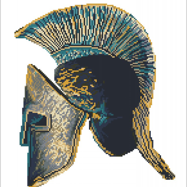 Diamond Dotz Spartan Symbol - 17.3 x 16 in