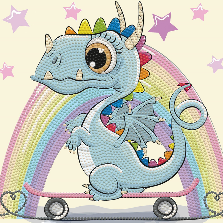 Diamond Dotz Dragon Skate - 9.84 x 9.06 in
