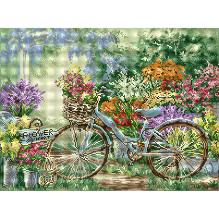 Diamond Dotz The Flower Mart - 19.69 x 26.38 in