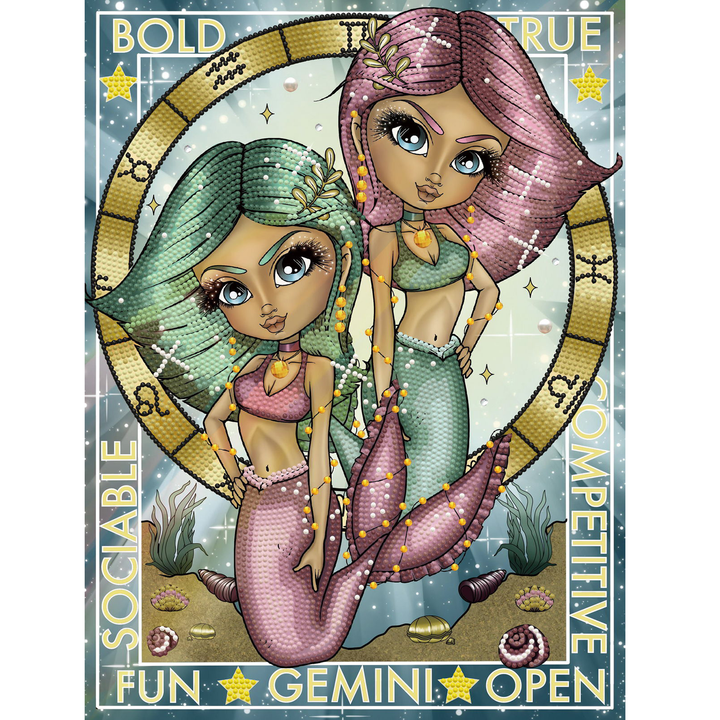 Diamond Dotz Gemini - 15.75 x 11.81 in