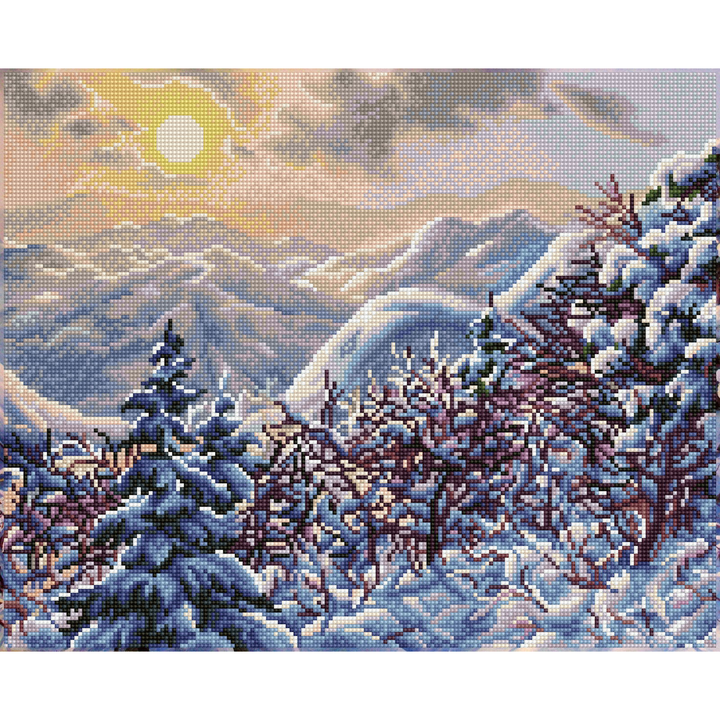 Diamond Dotz Golden Winter - 16.54 x 20.47 in