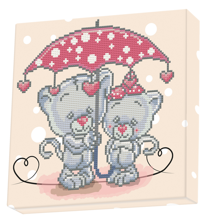 Diamond Dotz It's Raining Love - 6.3 x 6.3 in
