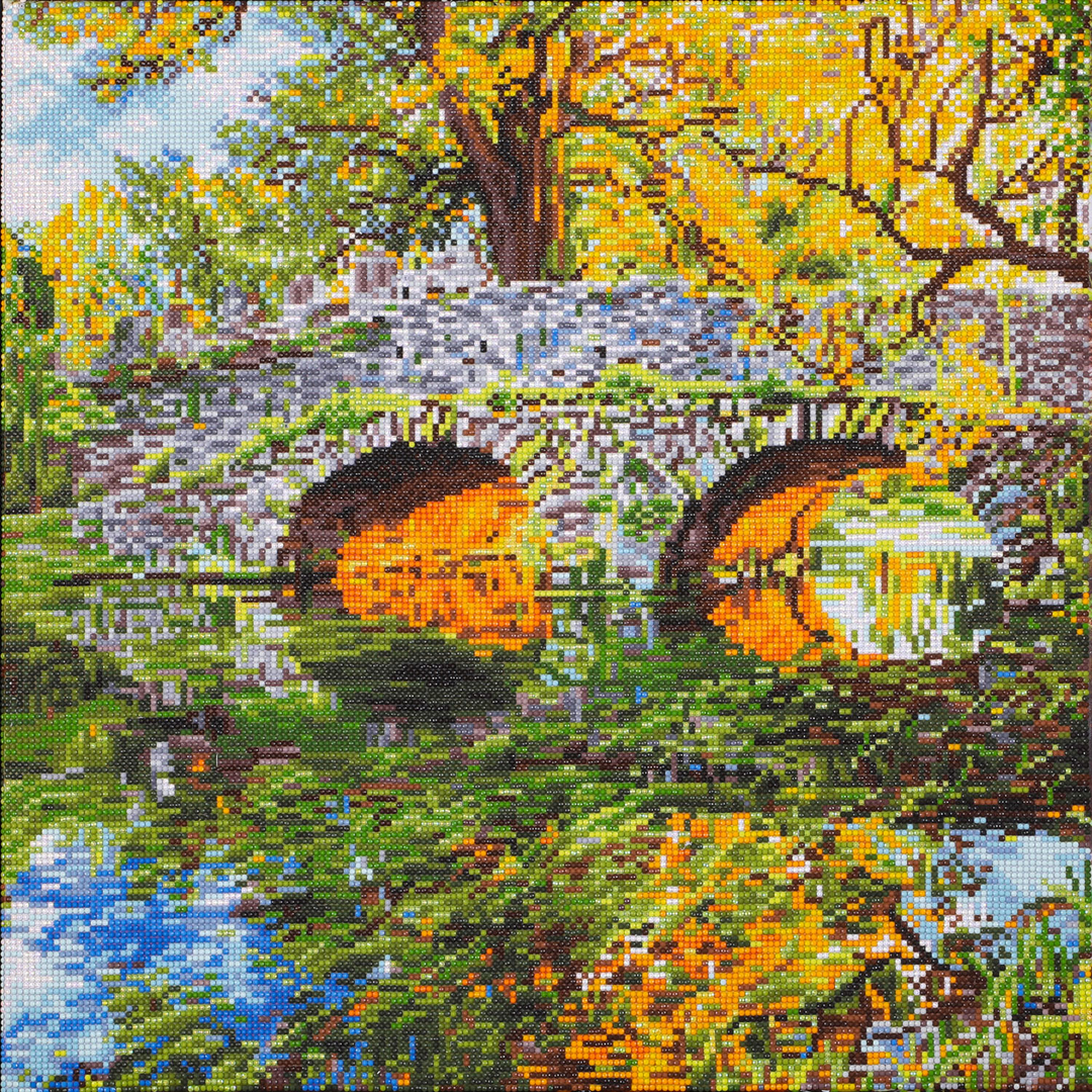 Diamond Dotz Country Bridge - 20.28 x 20.28 in