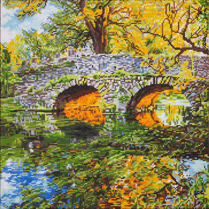 Diamond Dotz Country Bridge - 20.28 x 20.28 in