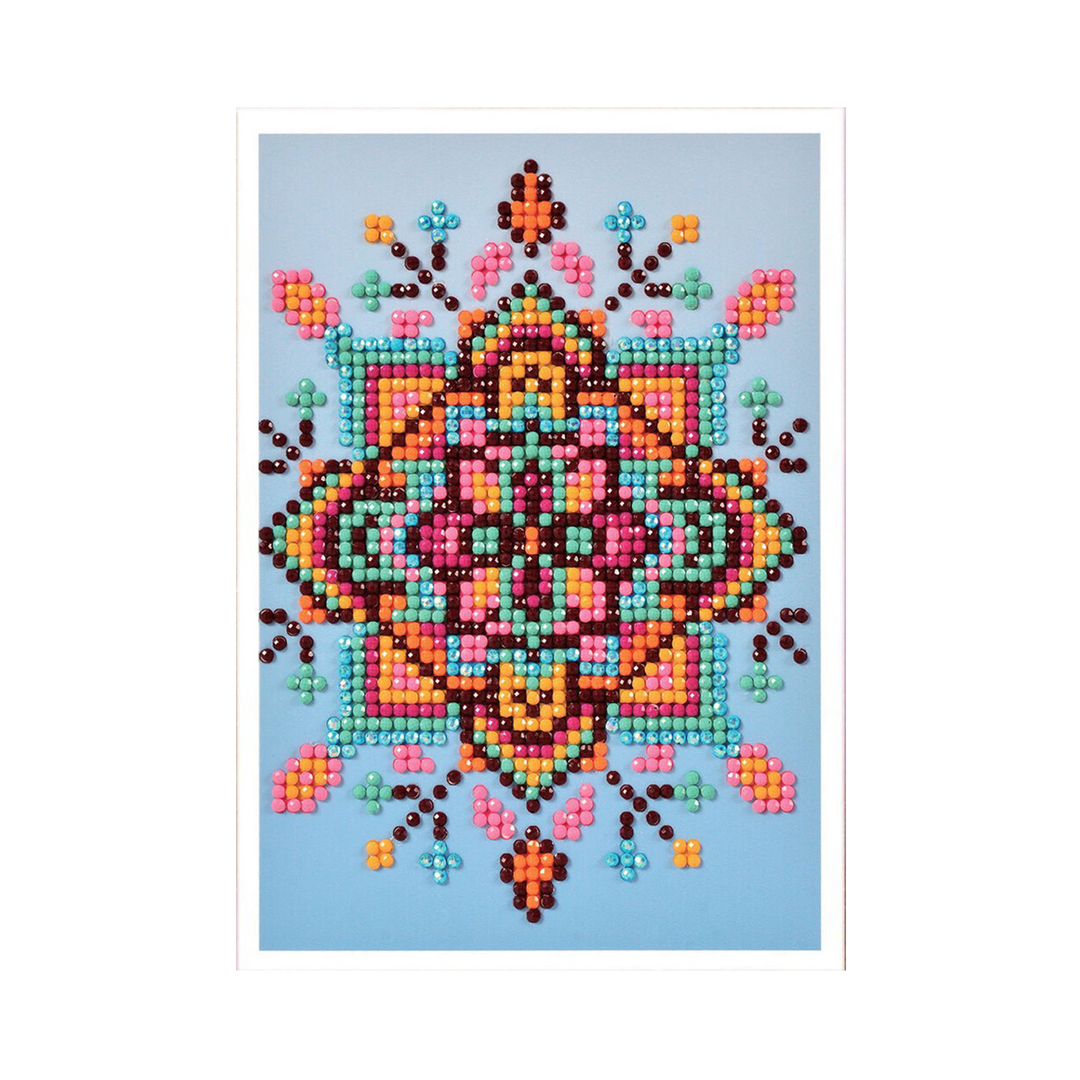 Diamond Dotz Blue Star - Diamond Painting Greeting Card