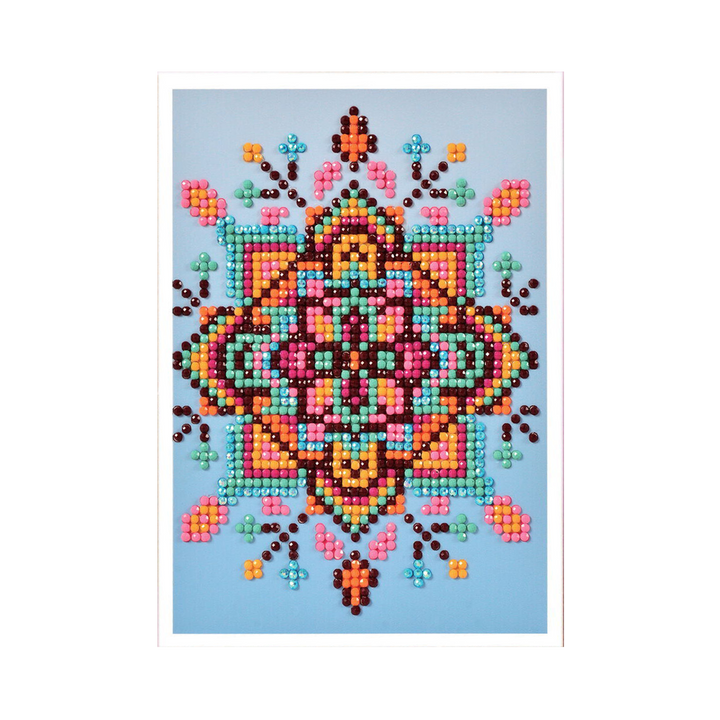 Diamond Dotz Blue Star - Diamond Painting Greeting Card